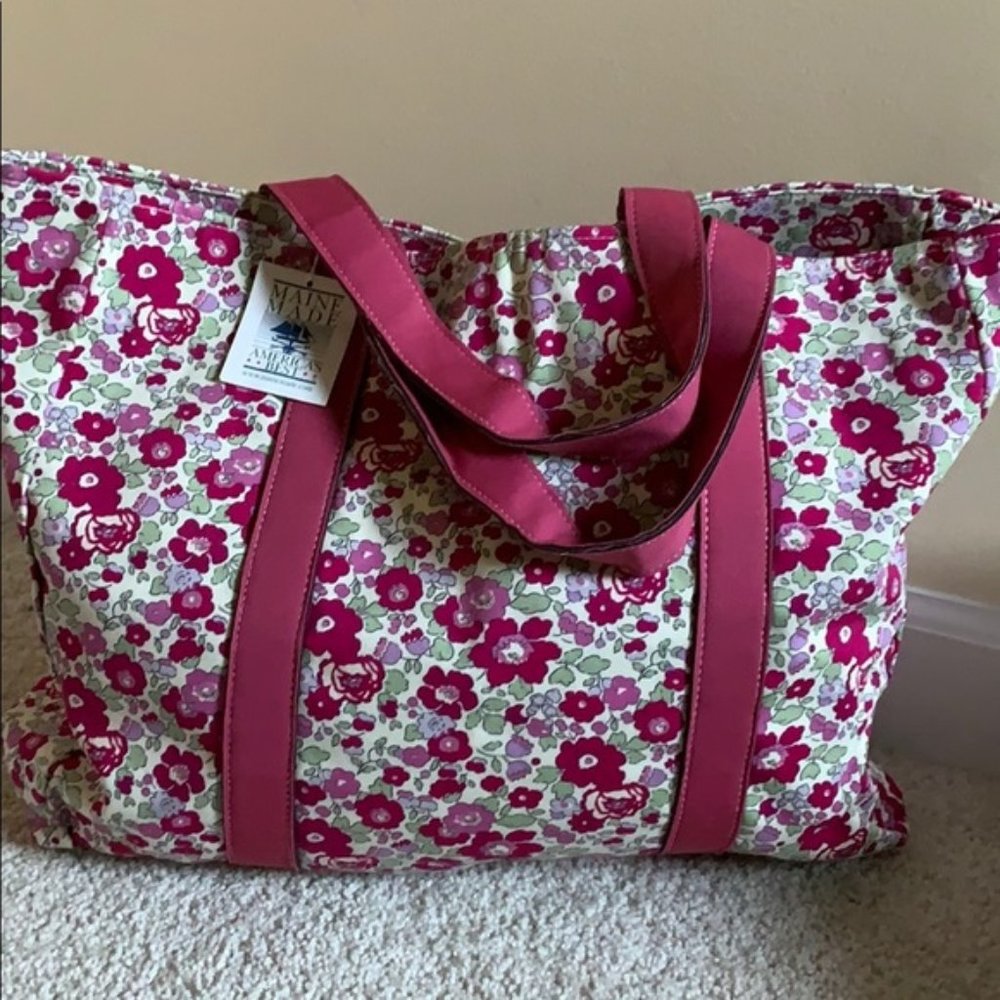 Sundance Catalog small lilac pink shirt & Isadora Story tote